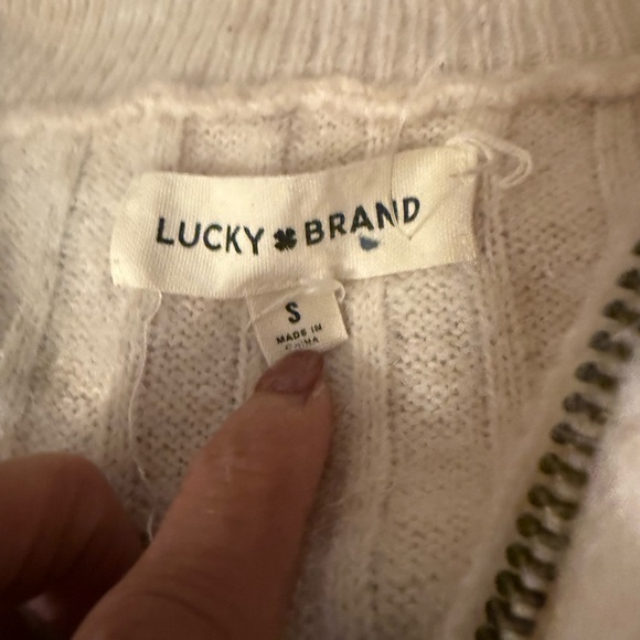 Lucky Brand Soft Cream Turtleneck Sweater - Picture 8 of 13